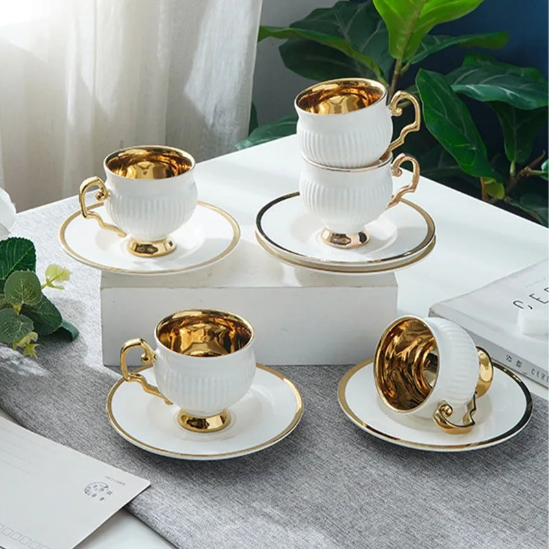 European Ceramic Espresso Cup Set – 90ml