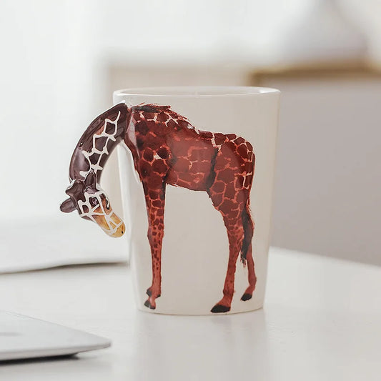 3D Animal Breakfast Mug for Kids