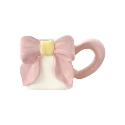 Butterfly Bow Ceramic Coffee Mug