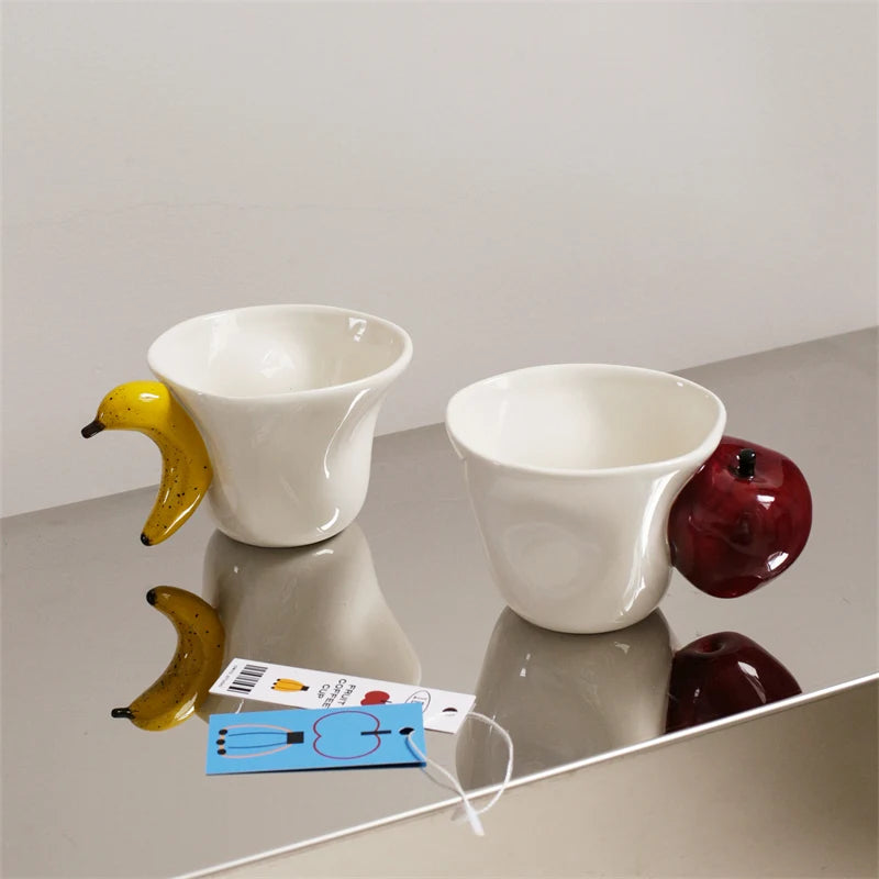 Apple & Banana Ceramic Mug