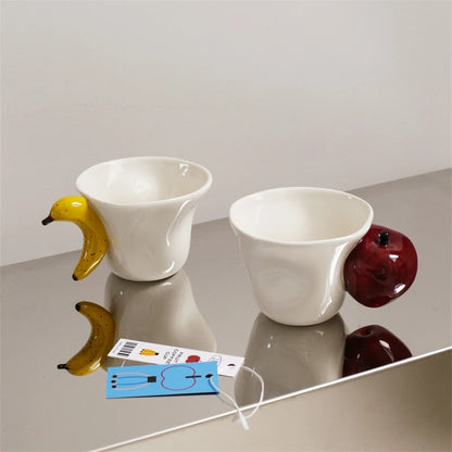 Apple & Banana Ceramic Mug