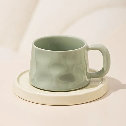 Colorful Ceramic Cup & Saucer