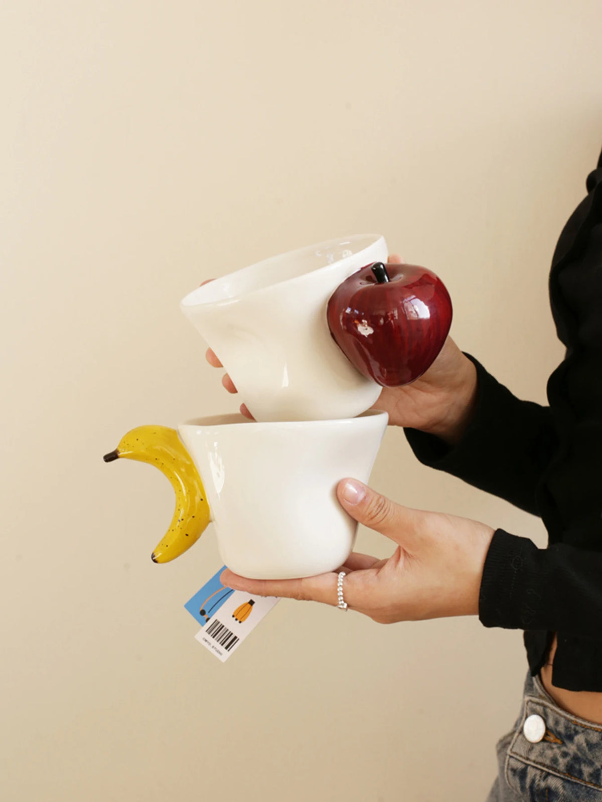 Apple & Banana Ceramic Mug