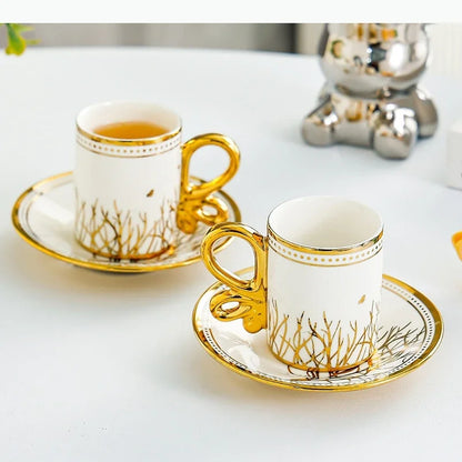 Vintage Espresso Cup Set – 6 Pieces