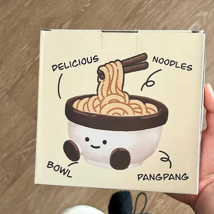 Footed Ceramic Ramen Bowl
