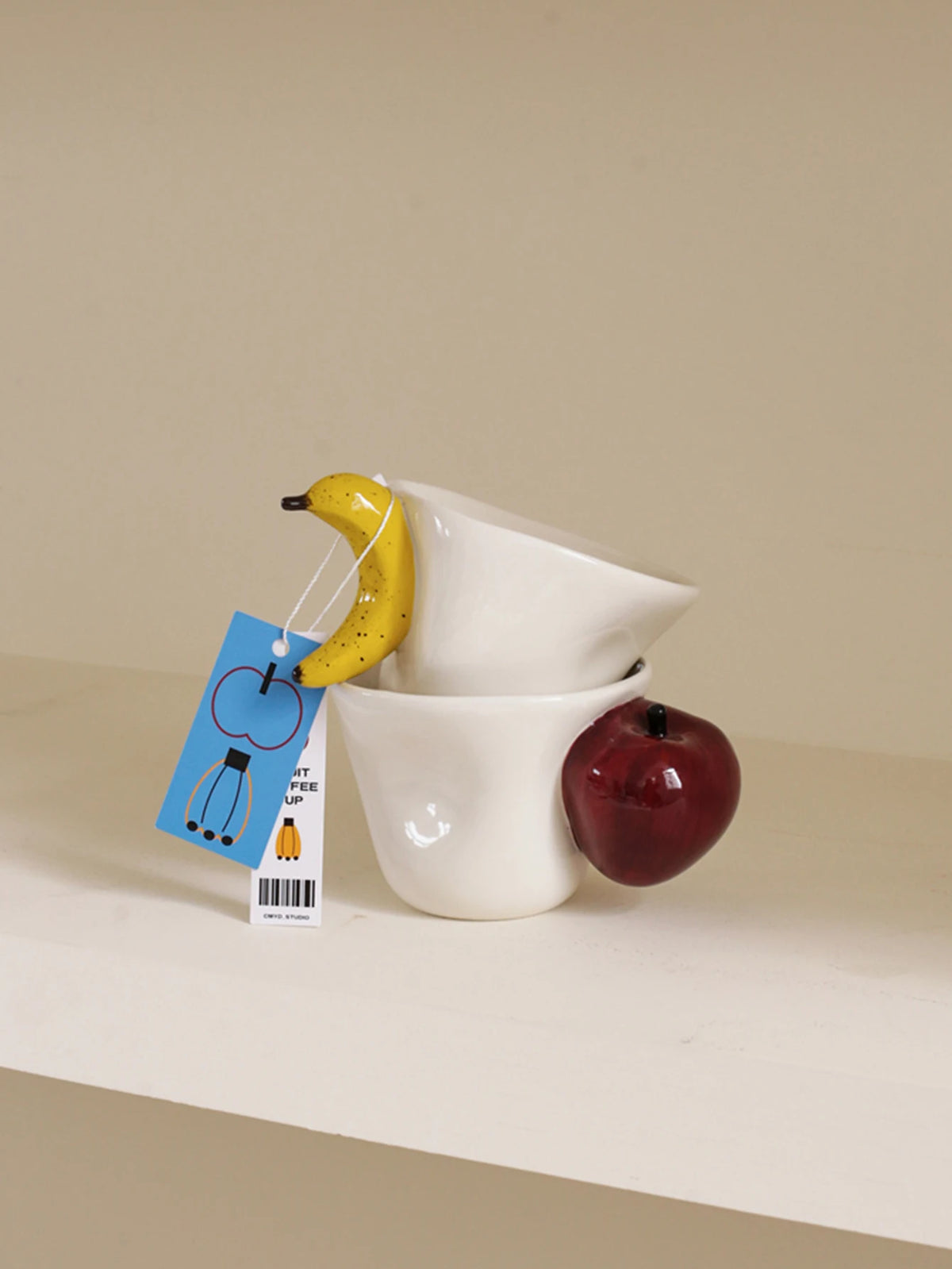 Apple & Banana Ceramic Mug