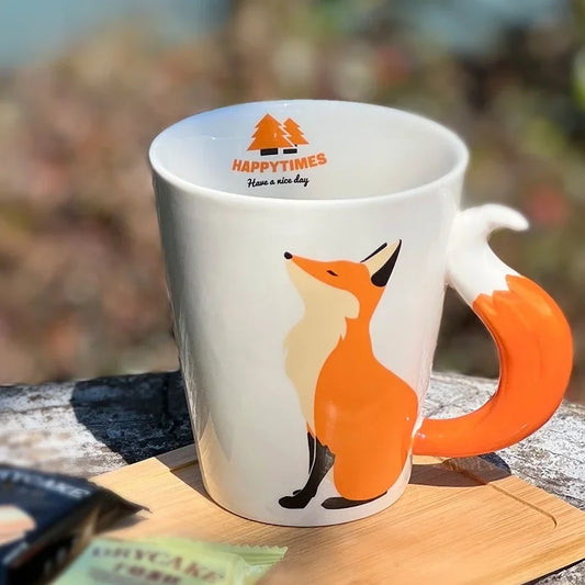 Fox Tail Ceramic Mug