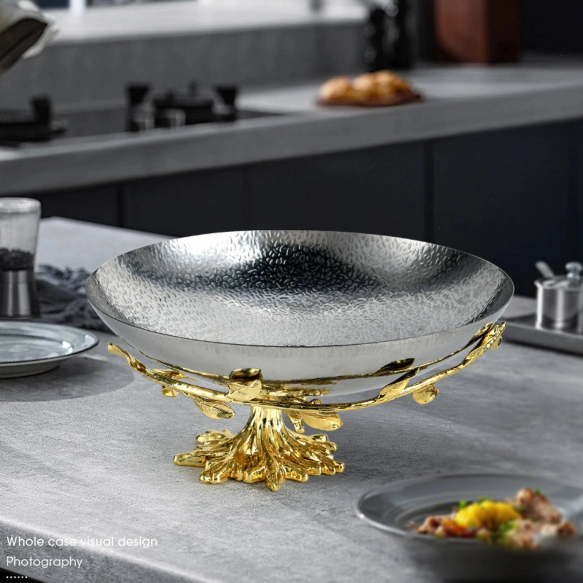 Sculptural Pedestal Fruit Bowl