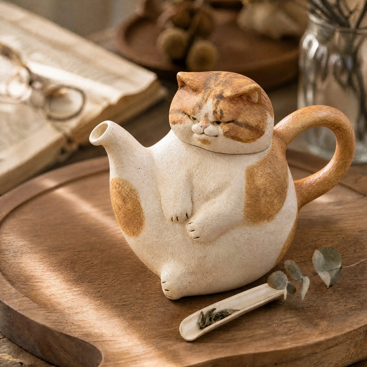 Cartoon Cat Ceramic Tea Set