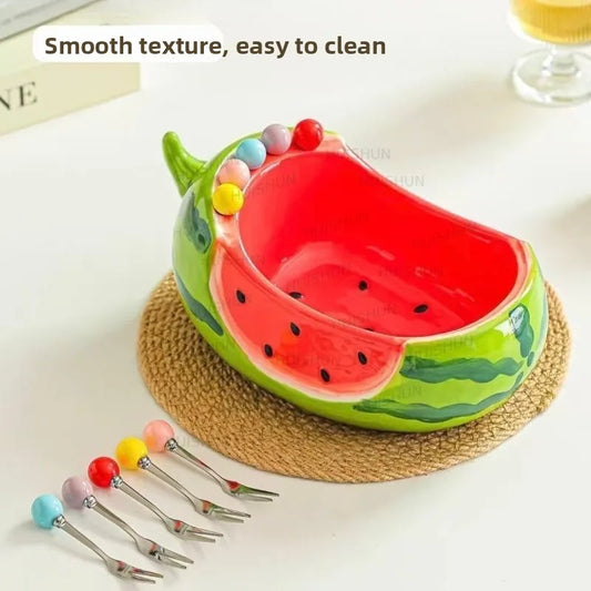 Watermelon Ceramic Fruit Plate