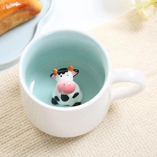 3D Panda Inside Ceramic Mug