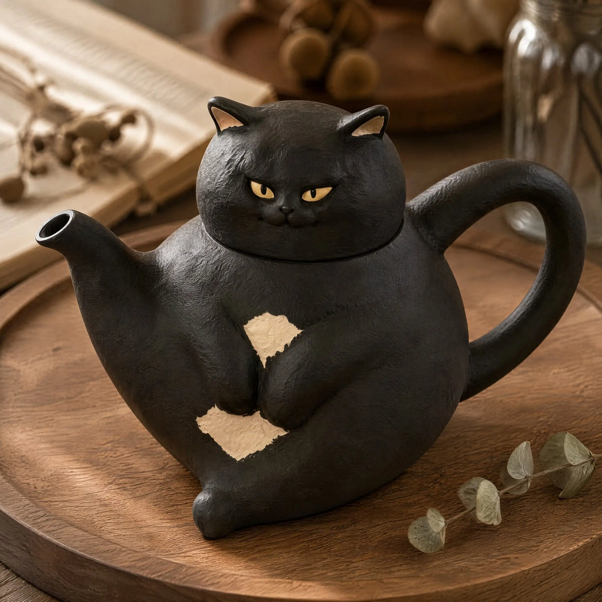 Cartoon Cat Ceramic Tea Set