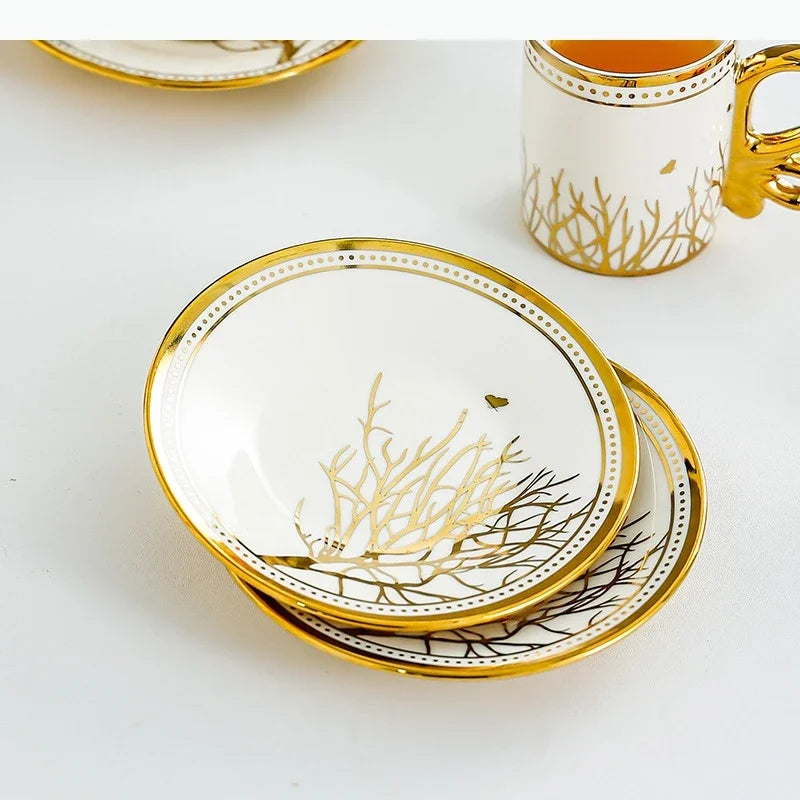 Vintage Espresso Cup Set – 6 Pieces