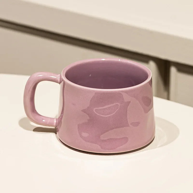 Colorful Ceramic Cup & Saucer
