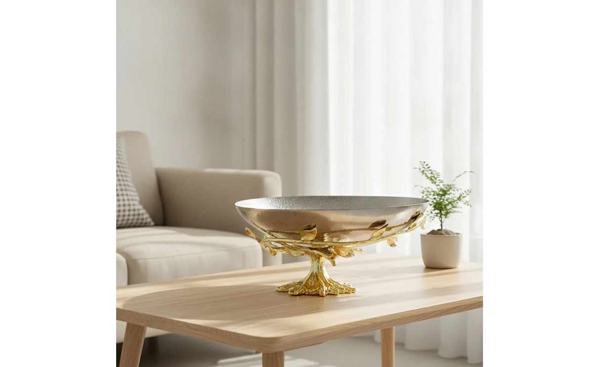 Sculptural Pedestal Fruit Bowl