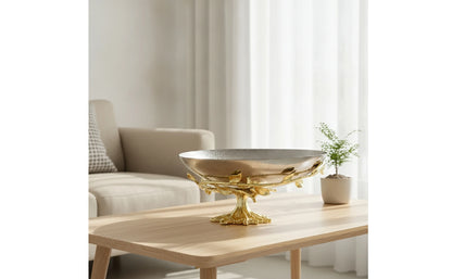 Sculptural Pedestal Fruit Bowl