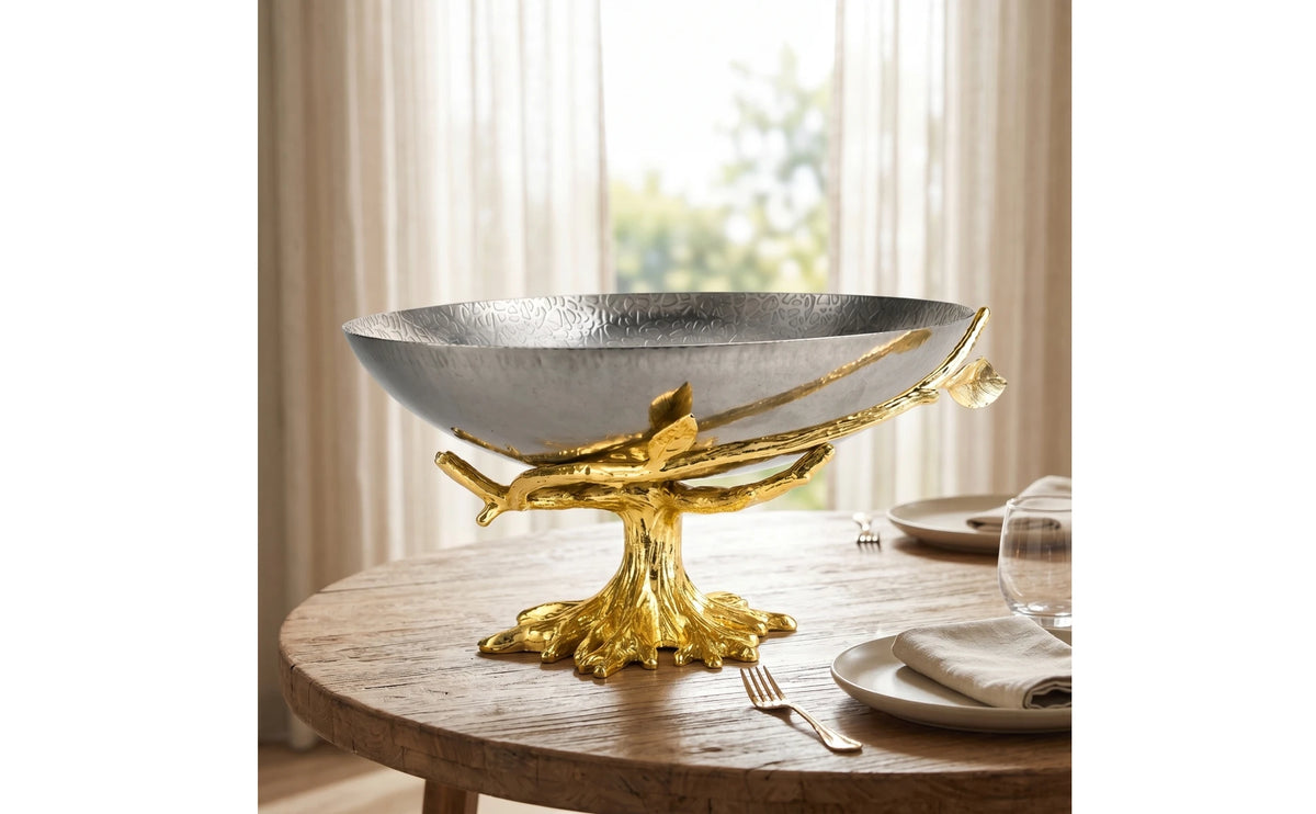 Sculptural Pedestal Fruit Bowl