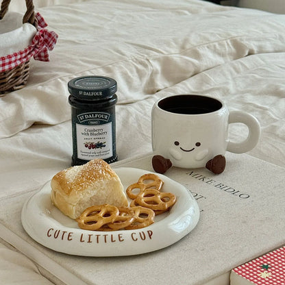 Footprint Ceramic Cup & Saucer