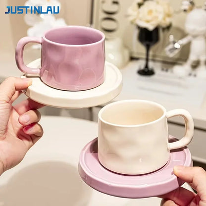 Colorful Ceramic Cup & Saucer