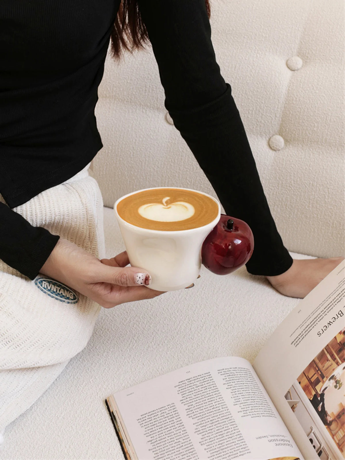 Apple & Banana Ceramic Mug
