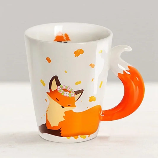 Fox Tail Ceramic Mug