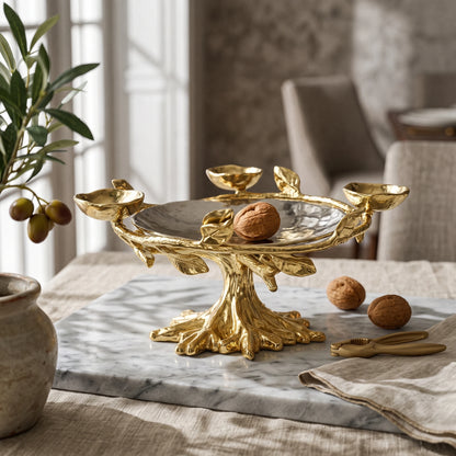 Sculptural Pedestal Fruit Bowl